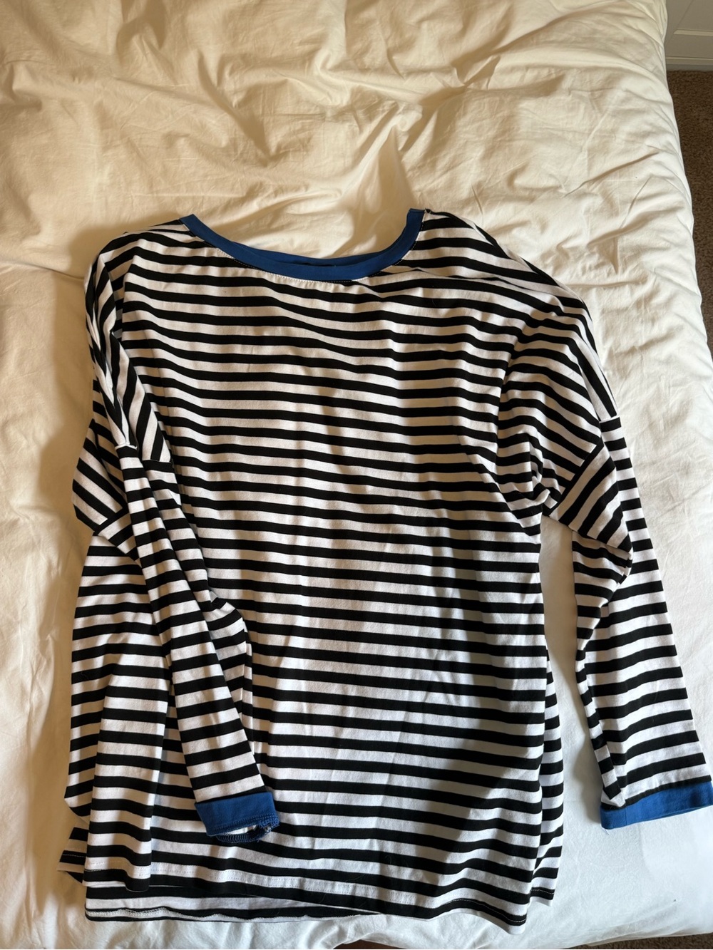 Striped Long-Sleeve Women’s Top